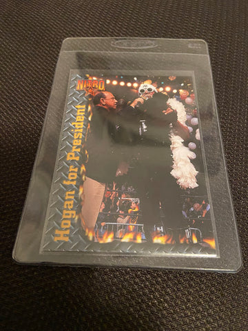 Hulk Hogan-1999 Topps WcW Nitro-#67-Hogan For President-NWO-Near Mint To Mint