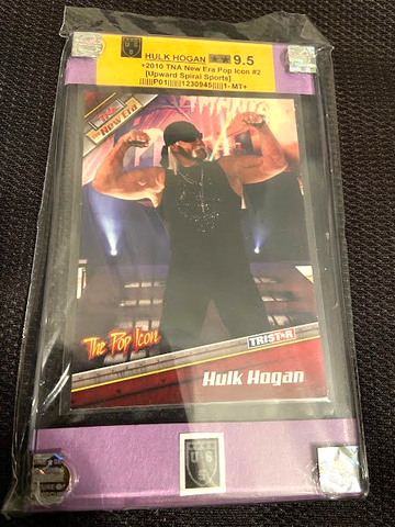Hulk Hogan-2010 TriStar TNA New Era Pop Icon-#2-Graded Card-9.5-MT-USS_1230945