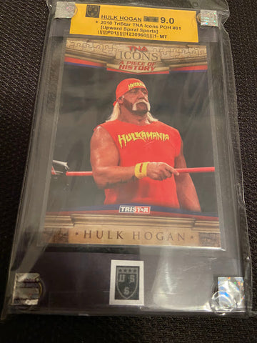 Hulk Hogan-2010 TriStar TNA Icons POH-#81-Graded Card-9.0-MT-USS_1230960