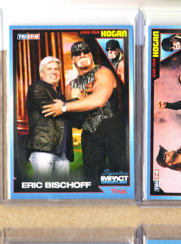 Hulk Hogan On Eric Bischoff-2011 TNA Impact TriStar Signature Card-#87-Mint
