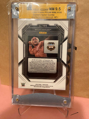 Hulk Hogan-2023 PRIZM WWE-#195-Graded Card-9.5-MT+1231005 – Rock Merch  Universe