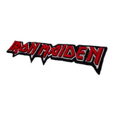 Iron Maiden - Logo - Raised Embroidery - Red Logo - Patch