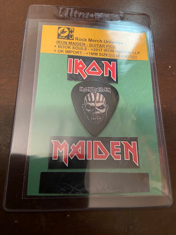 Iron Maiden-BOS Guitar Pick UK Import Labeled Licensed New In UltraPro Holder