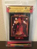 Iron Maiden-Bruce Dickinson-1991 MegaMetal Rookie-Graded Card-RMU-9.0