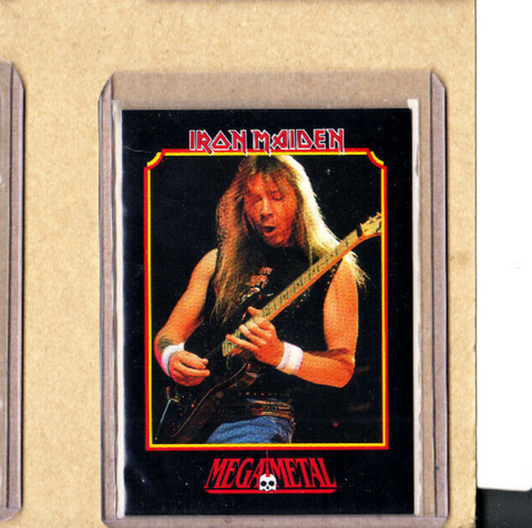 Iron Maiden-Trading Card-Dave Murray-#31-Official Licensed-Authentic-Impel-1991