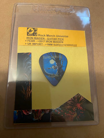 Iron Maiden-Fear_Guitar Pick_UK Import_Labeled-Licensed_New In_UltraProHolder