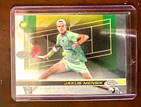 Jakub Mensik-2024 Topps Chrome Rookie Tennis Card-ATP-#193