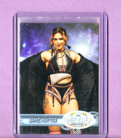 Jamie Hayter-AEW-2022 SkyBox Metal *RETRO* Card-#R-47-All Elite Wrestling-Mint