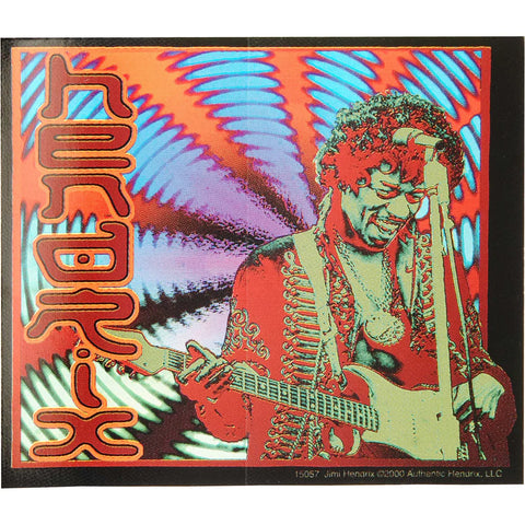 Jimi Hendrix - Sound Waves - Sticker