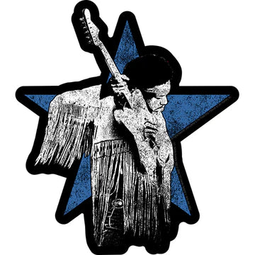 Jimi Hendrix - Star Logo - Sticker