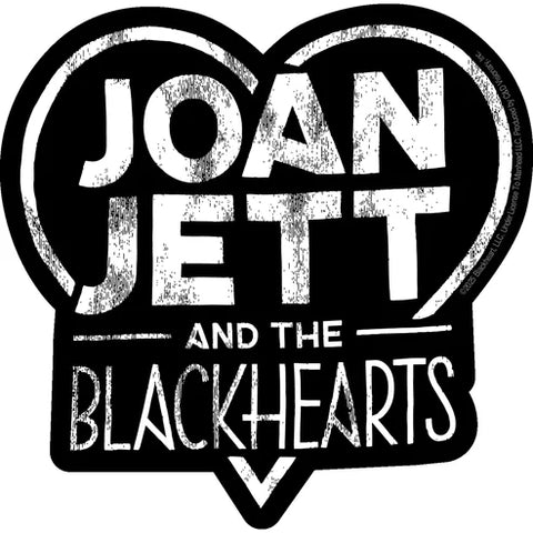 Joan Jett & The Blackhearts - Logo 4.9"x5" Sticker