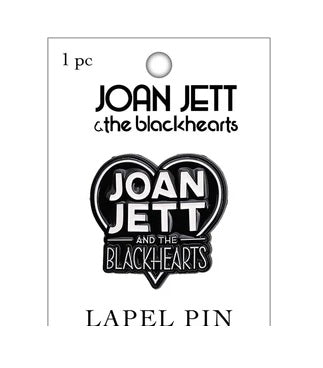 Joan Jett & The Blackhearts - Heart Logo - Lapel Pin Badge
