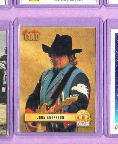 John Anderson-Trading Card-1993 Sterling Country Gold-#54-Licensed-NMMT