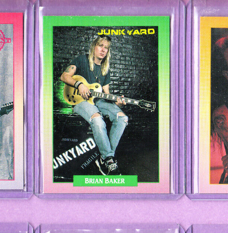 Junkyard-Trading Card-Brian Baker-#98-Official Licensed-1991-BROCKUM-NMT