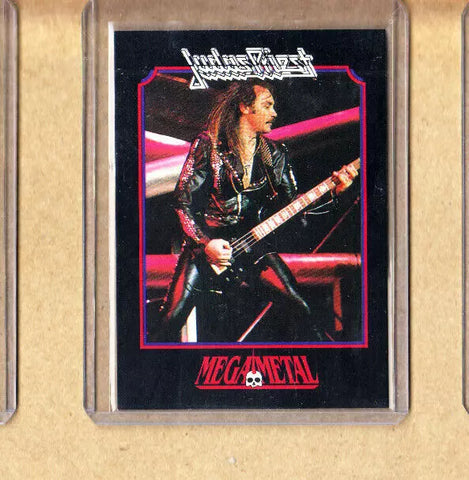 Judas Priest-Trading Card-Ian Hill-#58-Official Licensed-Authentic-Impel-MM-1991