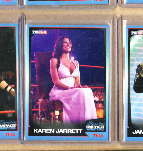 Karen Jarrett-2011 TNA Impact TriStar Signature Card-#36-Mint