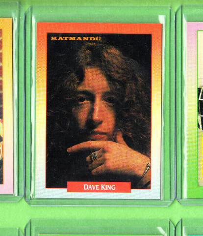 Katmandu-Trading Card-Dave King (Fastway)-#16-Official Licensed-1991-BROCKUM-NMT