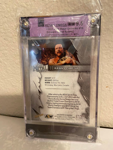 Kenny Omega-2022 AEW Metal Universe-#16-Graded Card-9.5-MT+-USS_123092 Rock Merch Universe Kenny Omega-2022 AEW Metal Universe-#16-Graded Card-9.5-MT+-USS_123092 Rock Merch Universe