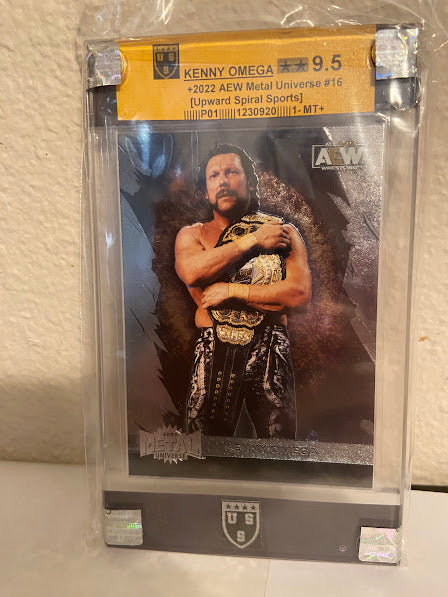 Kenny Omega-2022 AEW Metal Universe-#16-Graded Card-9.5-MT+-USS_123092 Rock Merch Universe Kenny Omega-2022 AEW Metal Universe-#16-Graded Card-9.5-MT+-USS_123092 Rock Merch Universe