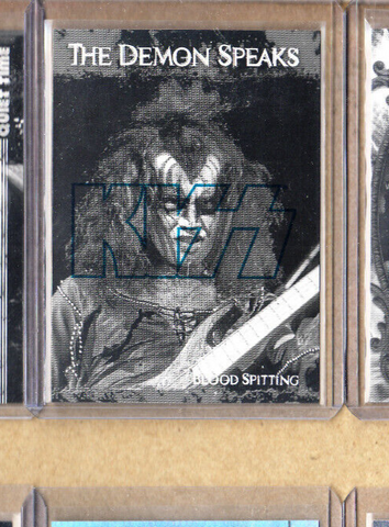 KISS-Trading Card-2009 Blue Foil Press Pass Komplete-#43-Licensed-Authentic-Mint