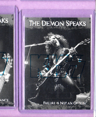 KISS-Trading Card-2009 Blue Foil Press Pass Komplete-#45-Licensed-Authentic-Mint