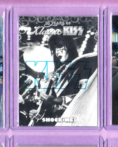 KISS-Trading Card-2009 Blue Foil Press Pass Komplete-#49-Licensed-Authentic-Mint