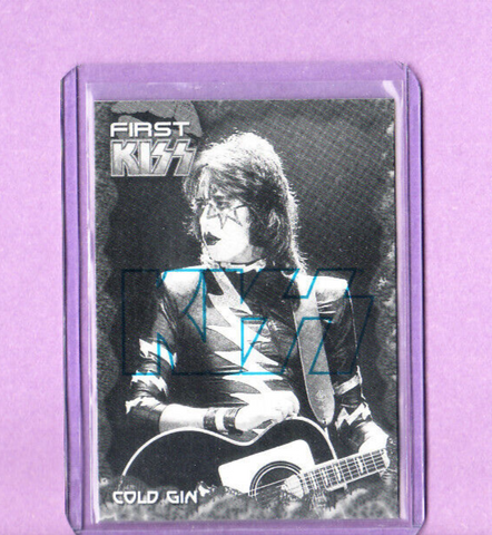 KISS-Trading Card-2009 Blue Foil Press Pass Komplete-#15-Licensed-Authentic-Mint