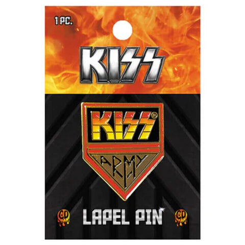 KISS - Army Shield Logo - Lapel Pin Badge