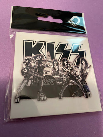 KISS - Graphite Logo Fridge Magnet (UK Import)