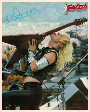 Judas Priest - 8 x 10 Photo - K. K. Downing-Vintage-Licensed