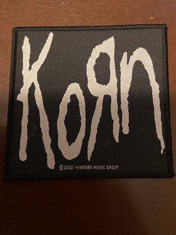 KoRn-Patch-Woven-UK Import-Logo-Collector's Patch-Licensed New