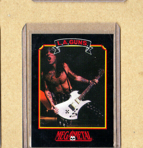 L.A. Guns-Trading Card-Tracii Guns-#73-Official Licensed-Authentic-Impel-MM-1991