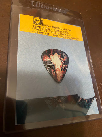 Lamb Of God-Palace_Guitar Pick_UK Import_Labeled-Licensed_New In_Ultra ProHolder