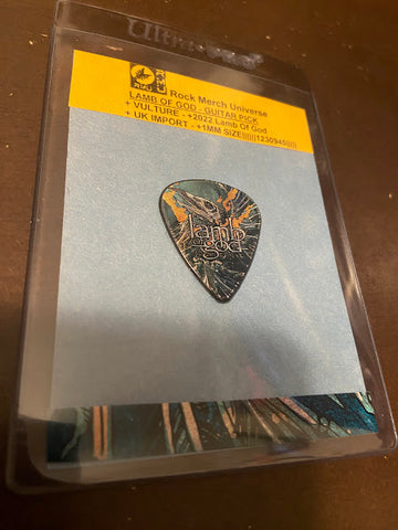 Lamb Of God-Omens_Guitar Pick_UK Import_Labeled-Licensed_New In_Ultra ProHolder