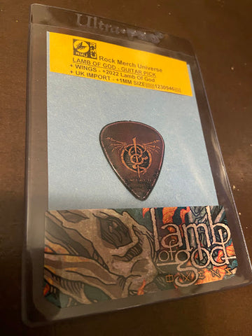 Lamb Of God-Wrath_Guitar Pick_UK Import_Labeled-Licensed_New In_Ultra ProHolder