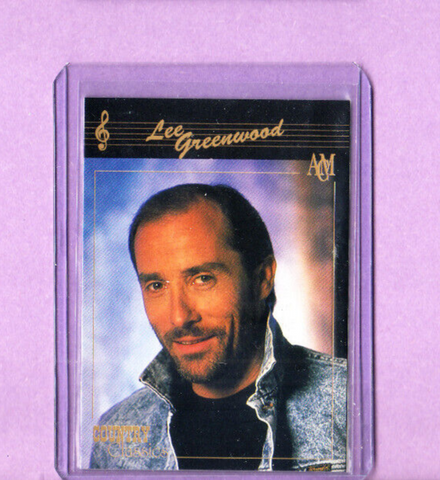 Lee Greenwood-Trading Card-Rookie-1992 ACM Country Classic-#65-Licensed-NMMT