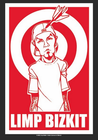 Limp Bizkit-Flag-Textile Poster-Durst Target Logo Flag