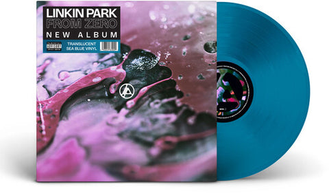 Linkin Park - From Zero (Translucent Sea Blue Vinyl) - Vinyl LP Album-2024