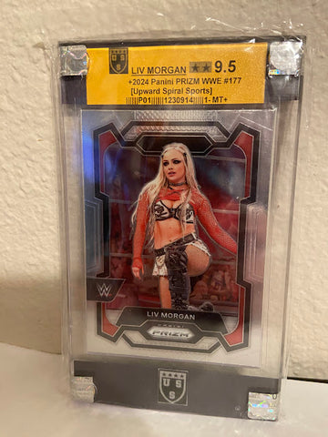 Liv Morgan-2024 WWE Panini PRIZM-#177-Graded Card-9.5-MINT+-USS_1230914