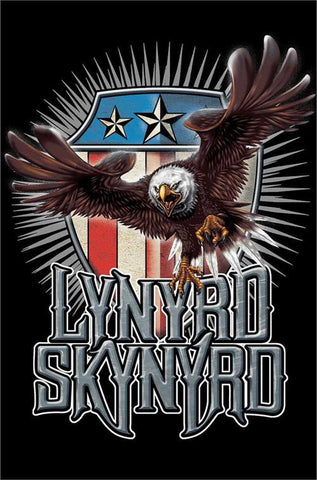 Lynyrd Skynyrd - Poster - Logo -Eagle- Licensed-New In Plastic-Rolled-24x36