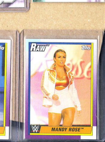 Mandy Rose-WWE-2021 Topps Heritage Card-#26-NMMT
