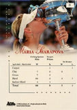 Maria Sharapova-2008 Ace Authentic MatchPoint Card-#8-WTA-Licensed-Mint