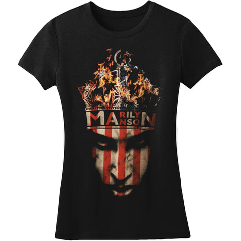 Marilyn Manson - Crown Ladies Girly Tee