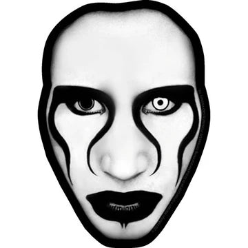 Marilyn Manson - Face Logo - Sticker