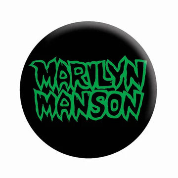 Marilyn Manson - Button Badge Pin-Logo-Collector's Pin