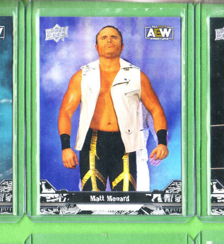 Matt Menard-AEW-2023 Upper Deck Card-#58-All Elite Wrestling-Mint