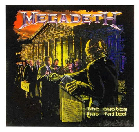 Megadeth - System Has Failed Logo - Sticker