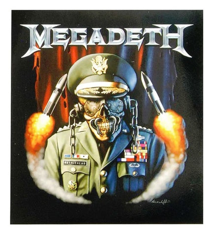 Megadeth - Vic Rattlehead Soldier - Sticker