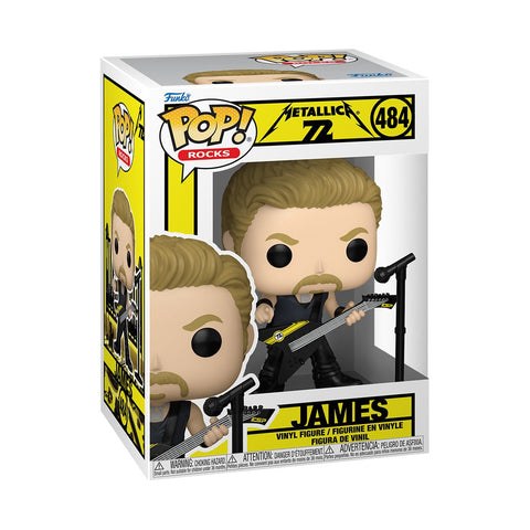 Metallica-Vinyl Figure-James Hetfield-Funko-POP! Rocks-#484