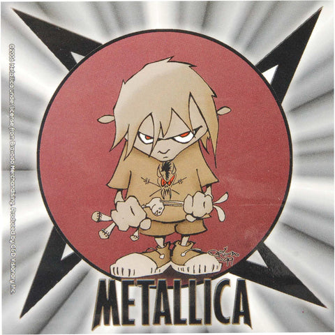 Metallica - Ninja Star Boy Sticker